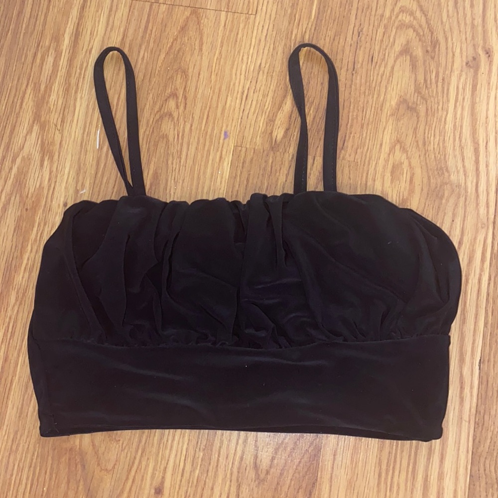Black Crop Tank